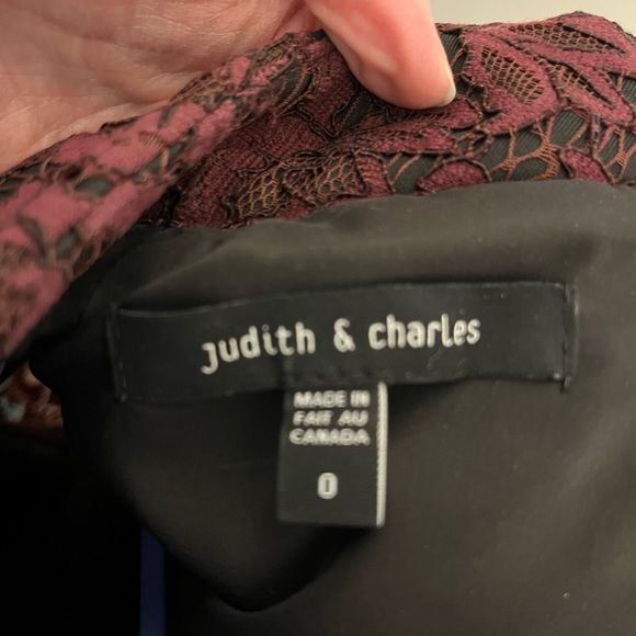 Judith & Charles red lace dress - Picture 2 of 3